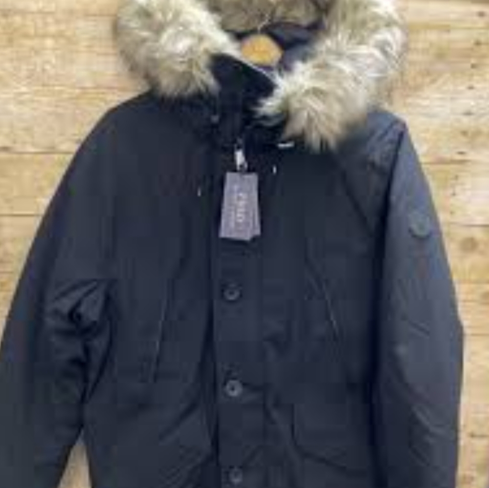 Polo Ralph Lauren Brand new mens Large down filled winter parka fur hood